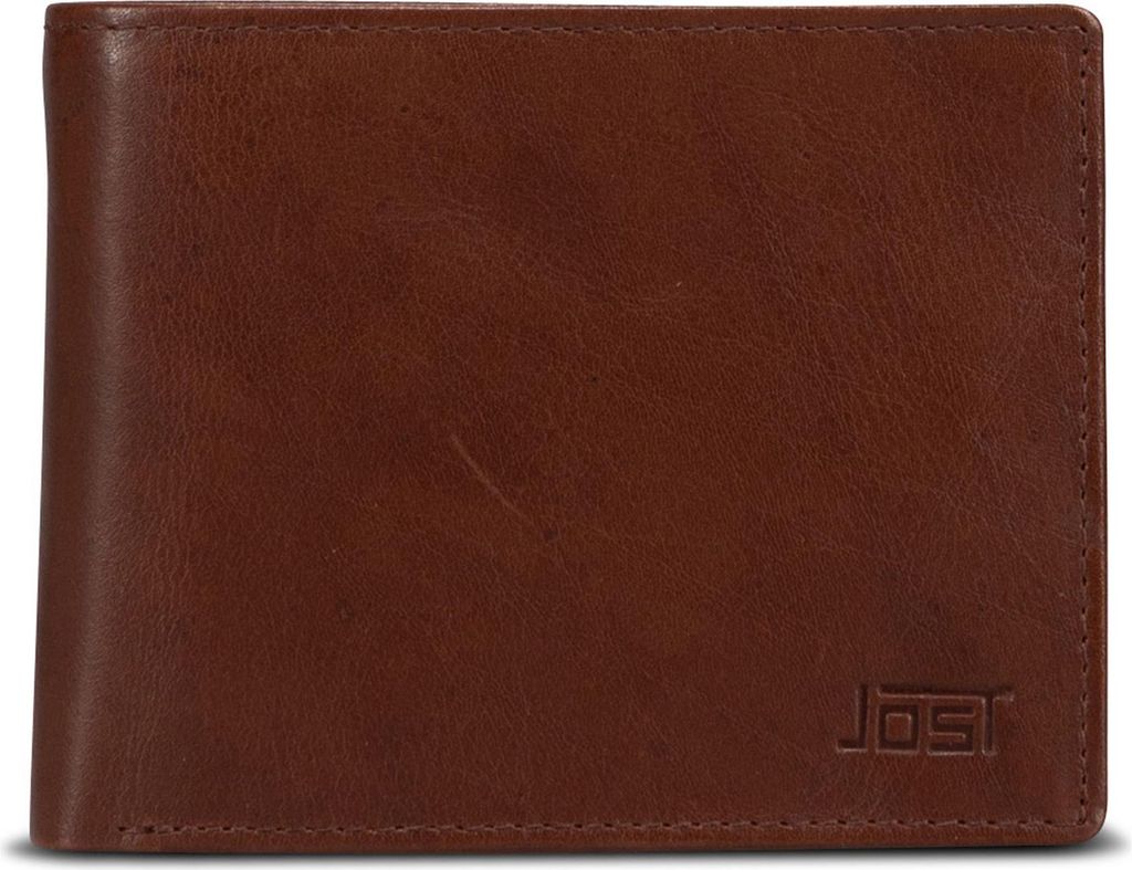 Jost Vardo Geldbörse RFID Schutz Leder 12 cm
