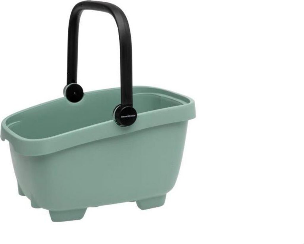 New Looxs Fahrradkorb Clipper Green Green - praktischer Alltags-Gepäckträgerk...