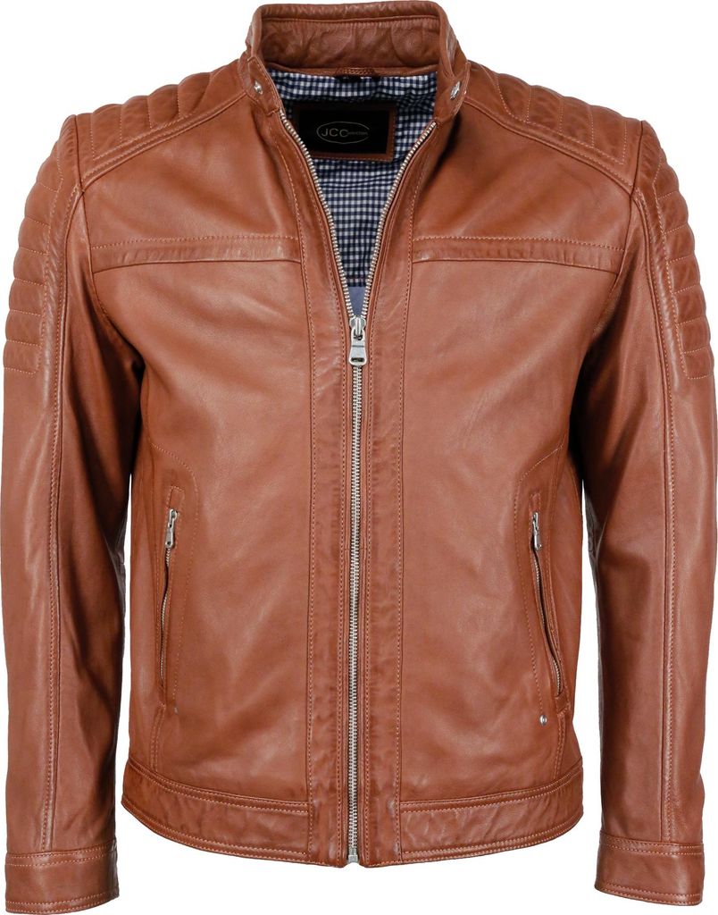 JCC Lederjacke 51155 Herren cognac 46