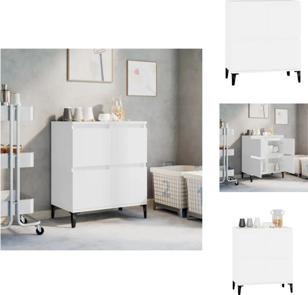 Credenza vidaXL Bianca in Legno Multistrato 60x35x70 cm - Review
