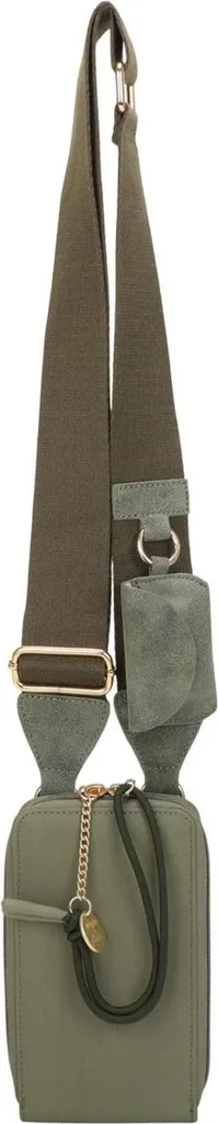 Fritzi aus Preußen borsa a tracolla borsa per utensili Brigitte X Fritzi Jozy Limited Chain Sky Crossbody Green verde
