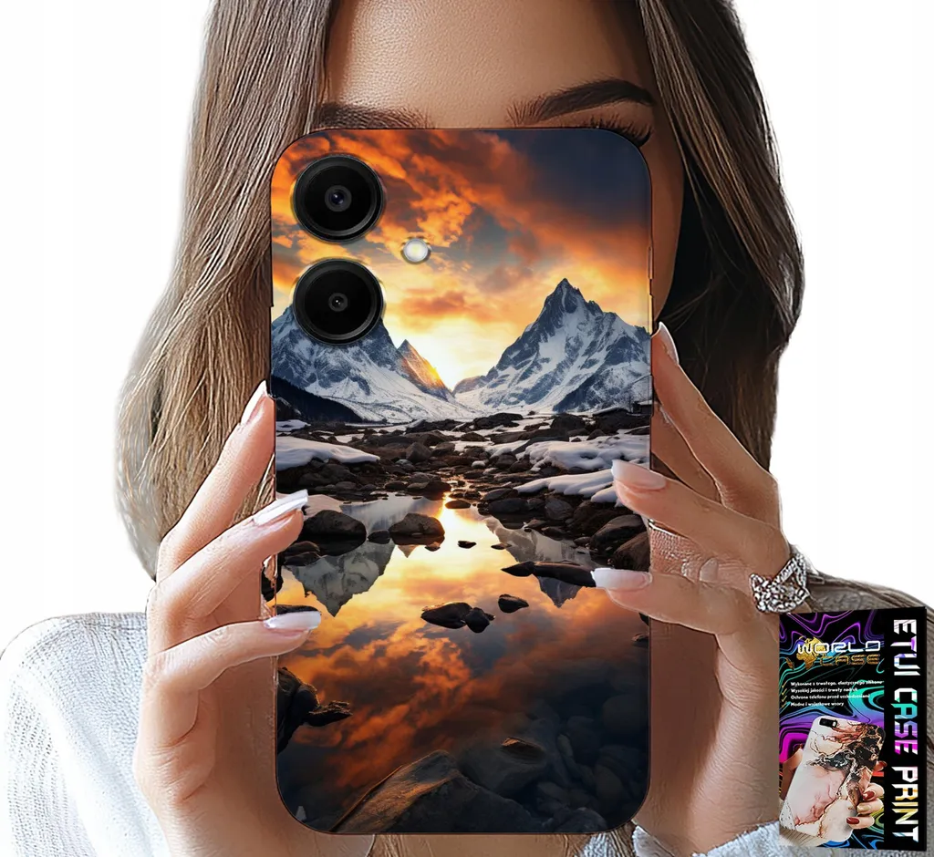 Cover Samsung A06 5G Design Paesaggio Cime Everest + Pellicola Schermo