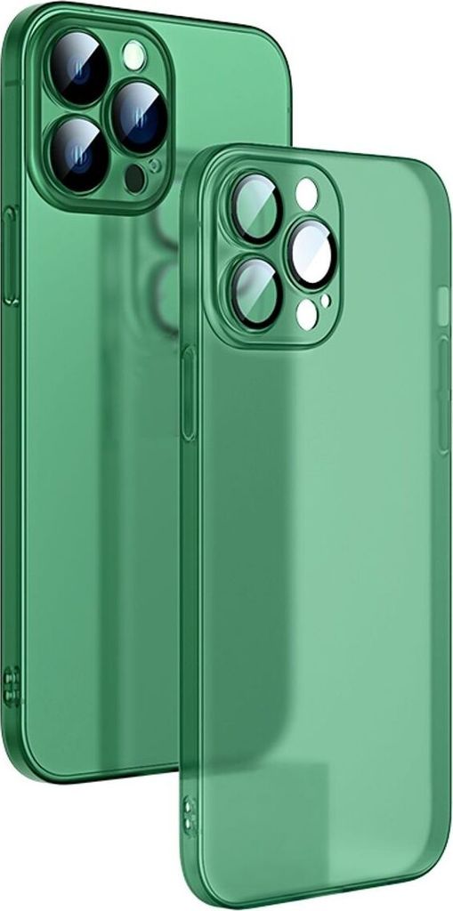 König Design Hülle kompatibel mit Apple iPhone 13 Pro Kunststoff Soft Handyhülle - Handy Case Grün