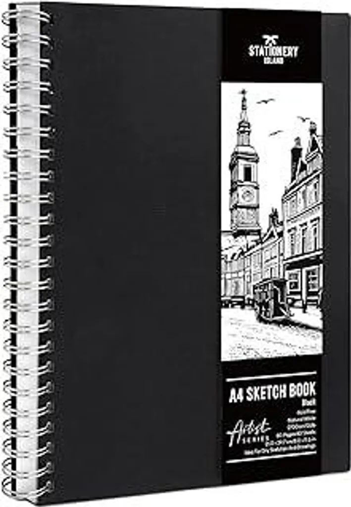 Album Disegno A4 Stationery Island - Carta Premium 270g per Designer