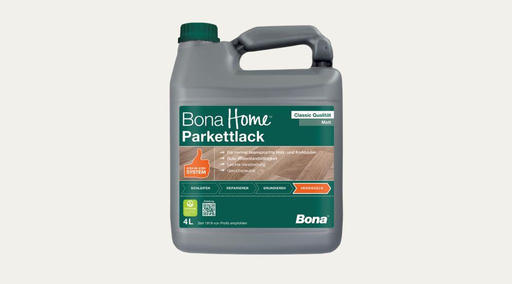 Bona Home Parkettlack Classic Versiegelung matt 4 Liter