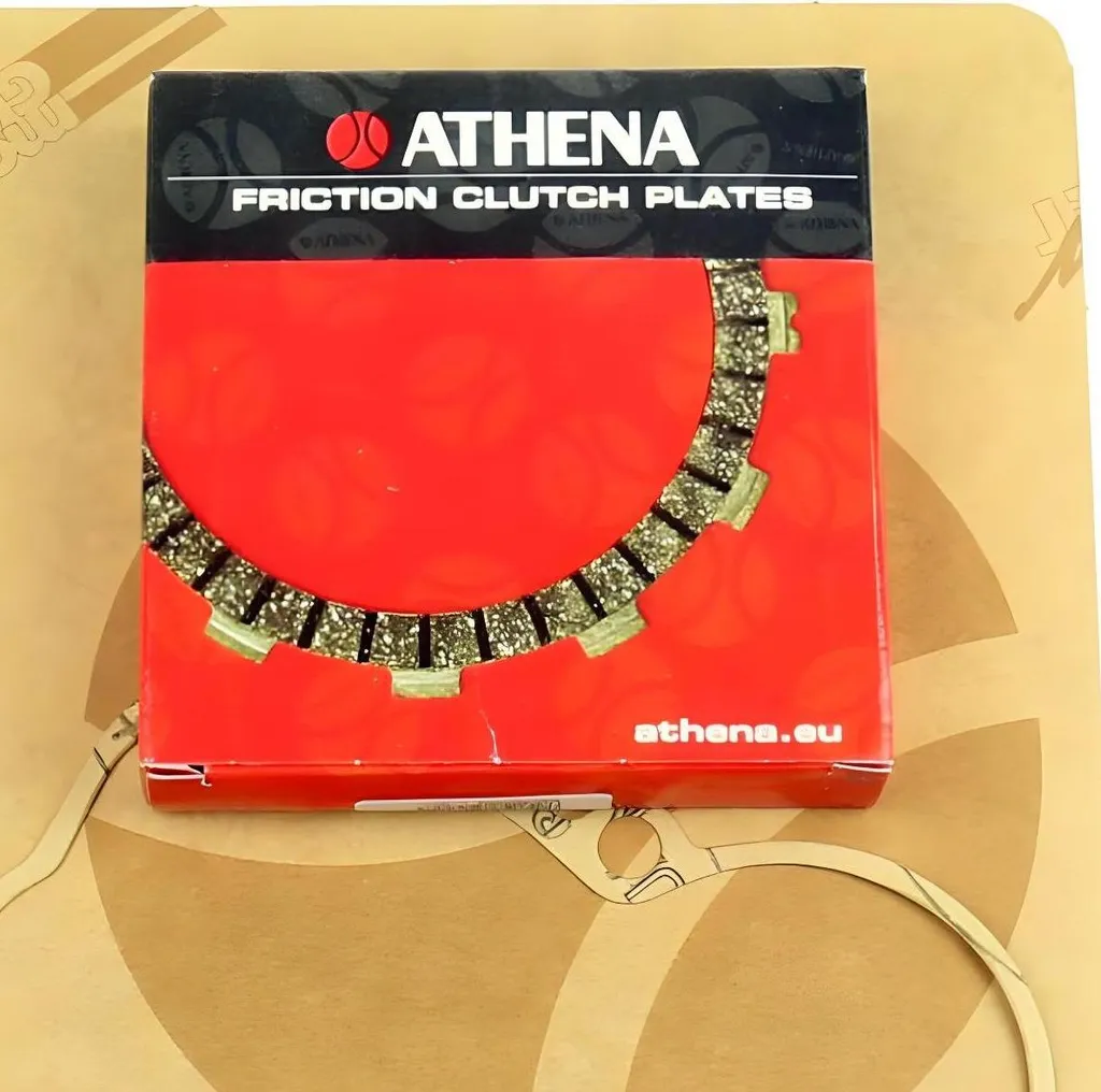 Disques d'embrayage renforcés et joint Athena pour KTM MX 80 1989-1990