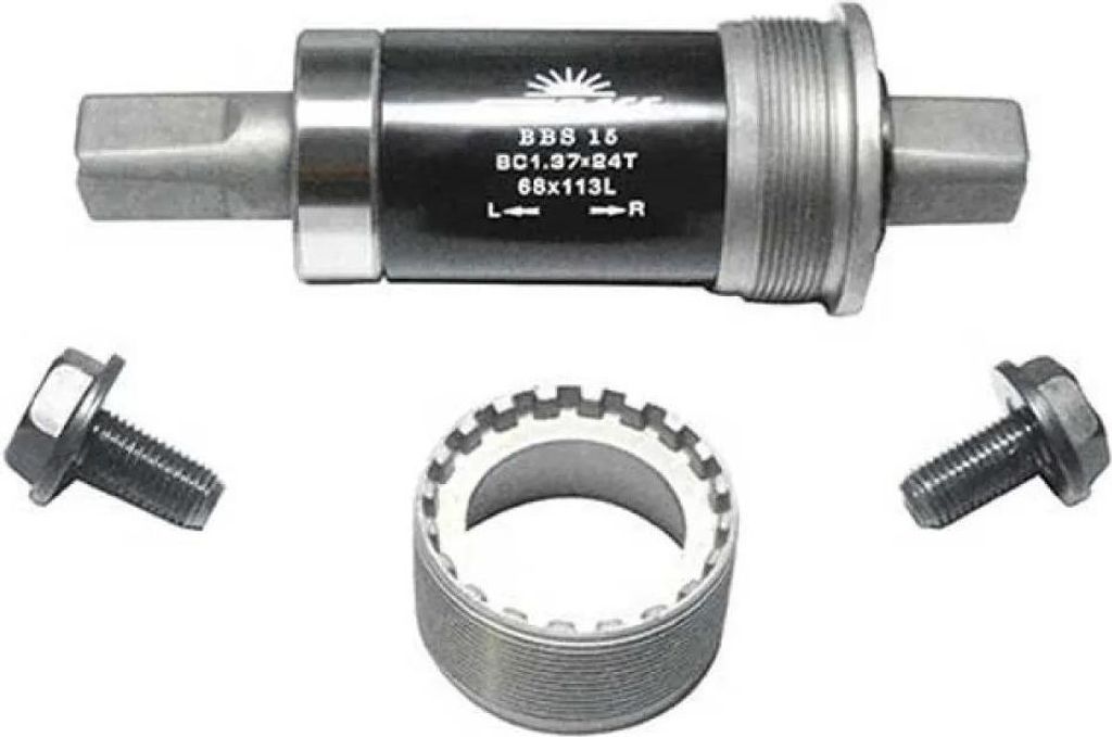 Sunrace Bbs15 Tretlager Silber 68 mm / 116 mm Silber 68 mm