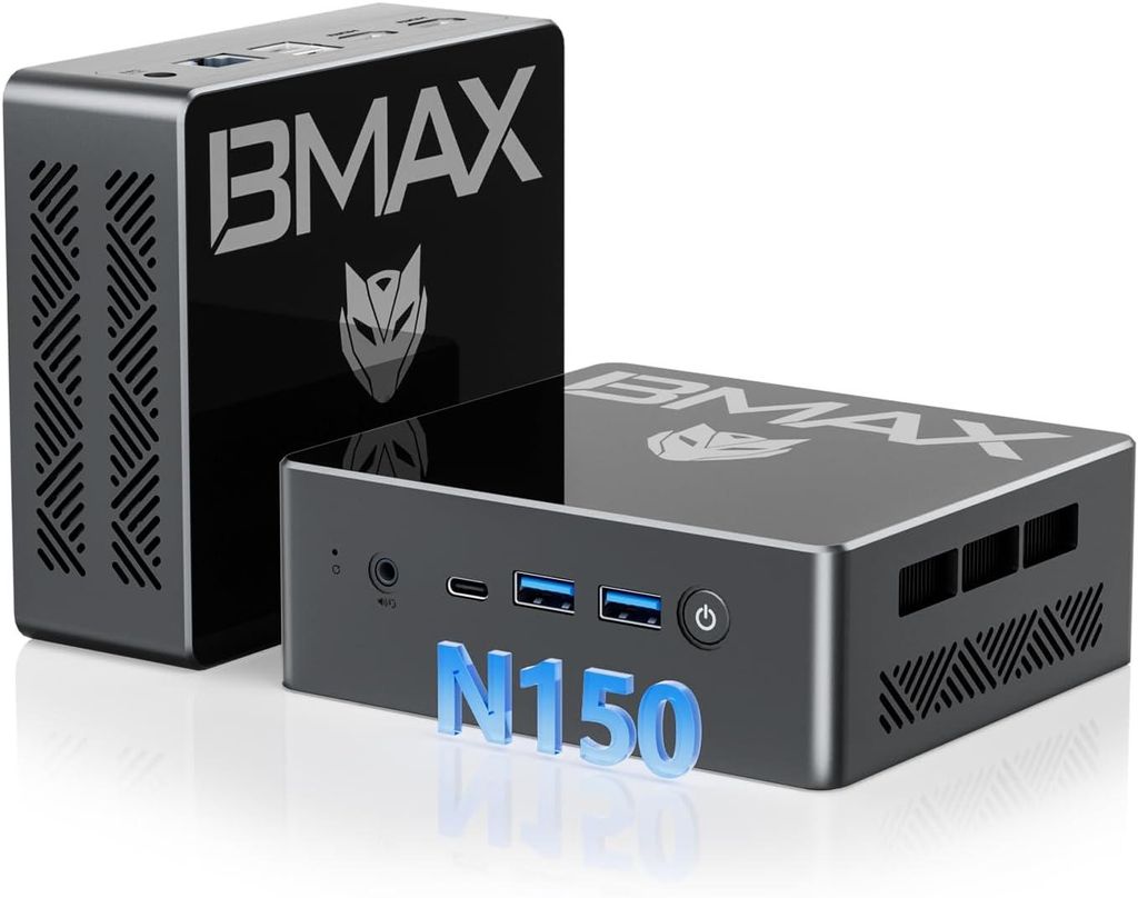 BMAX Mini PC B4 Turbo, Intel N150 (13.Gen 3.6GHz) 16GB DDR4 Produktbild 