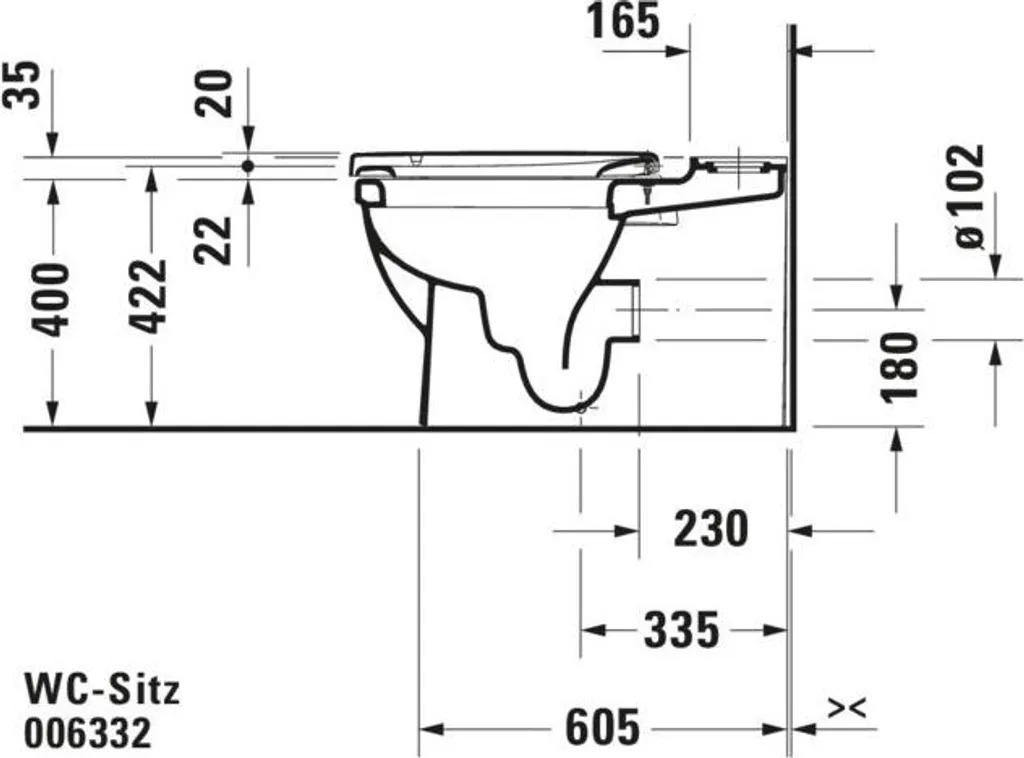Copriwater Duravit 0063320000 Bianco Lucido | Igienico e Resistente - 3