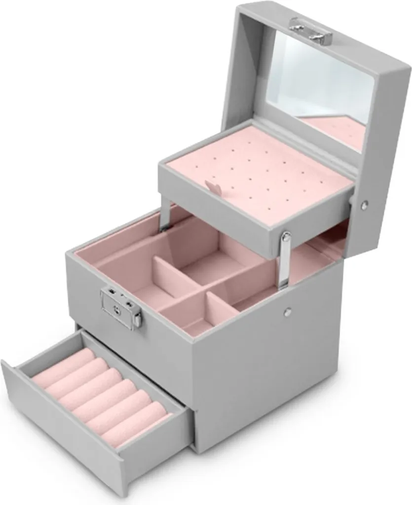 powerking Contenitori portaoggetti, cubi portaoggetti pieghevoli in tessuto e cassetto organizer per armadio e giocattoli, fucsia