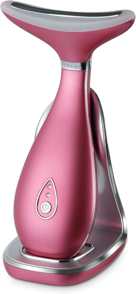 Massagegerät Gesichtsformer Hautverjüngungsgerät mit Thermo, Triple Action LED und Vibration, für Anti-Aging, Lifting und Straffung schlaffe Haut