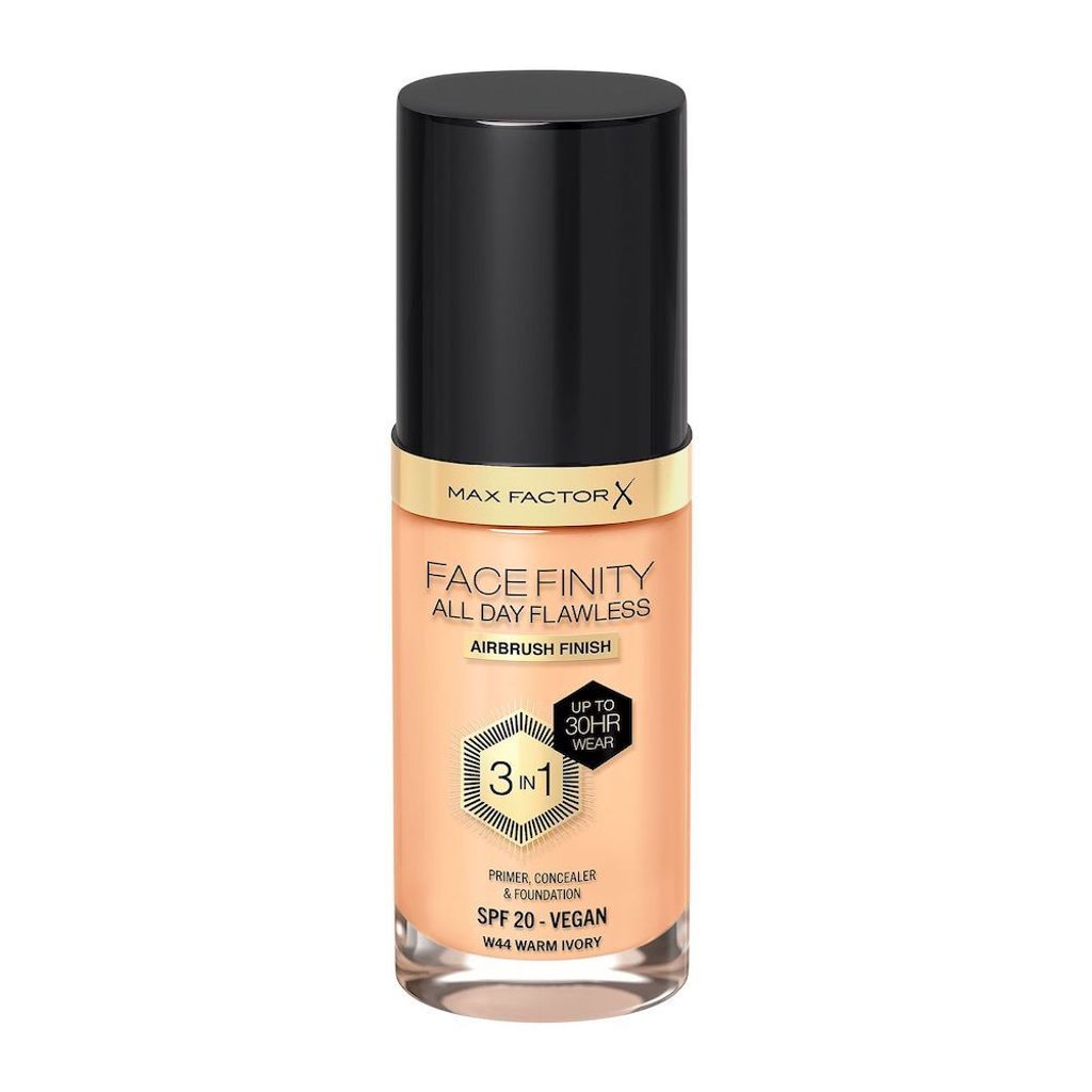 Max factor FACEFINITY 3IN1 Grundierung, Abdeckstift & Foundation #44-warmes Elfenbein 30 ml
