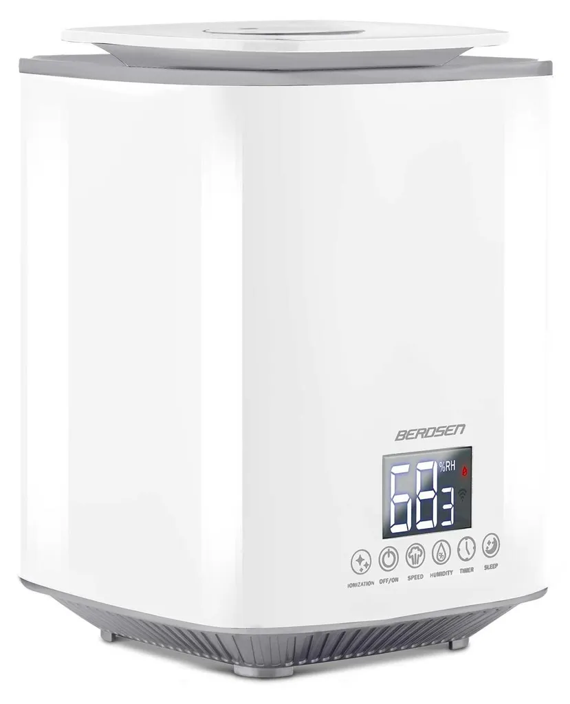 Humidificateur d'air maison Berdsen BD-502 blanc avec diffuseur brume - 2