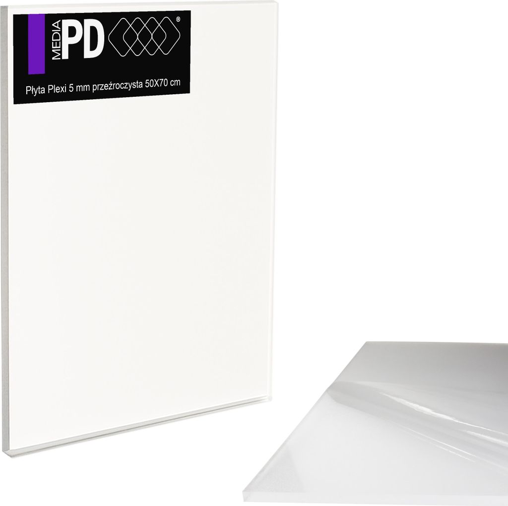 Płyta akrylowa przezroczysta 50 x 70 cm – grubość 5 mm – Zdjęcie produktu 
