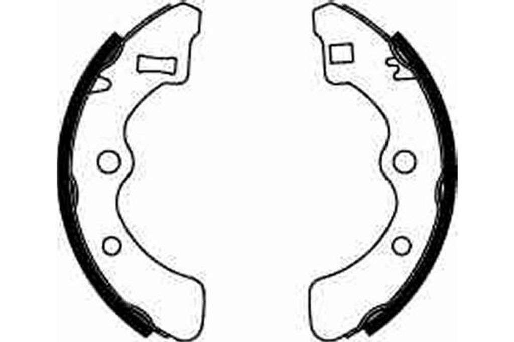 TRW Bremsbackensatz Trommelbremse Hinten für HONDA City Limousine (GE4) 180mm GS8085