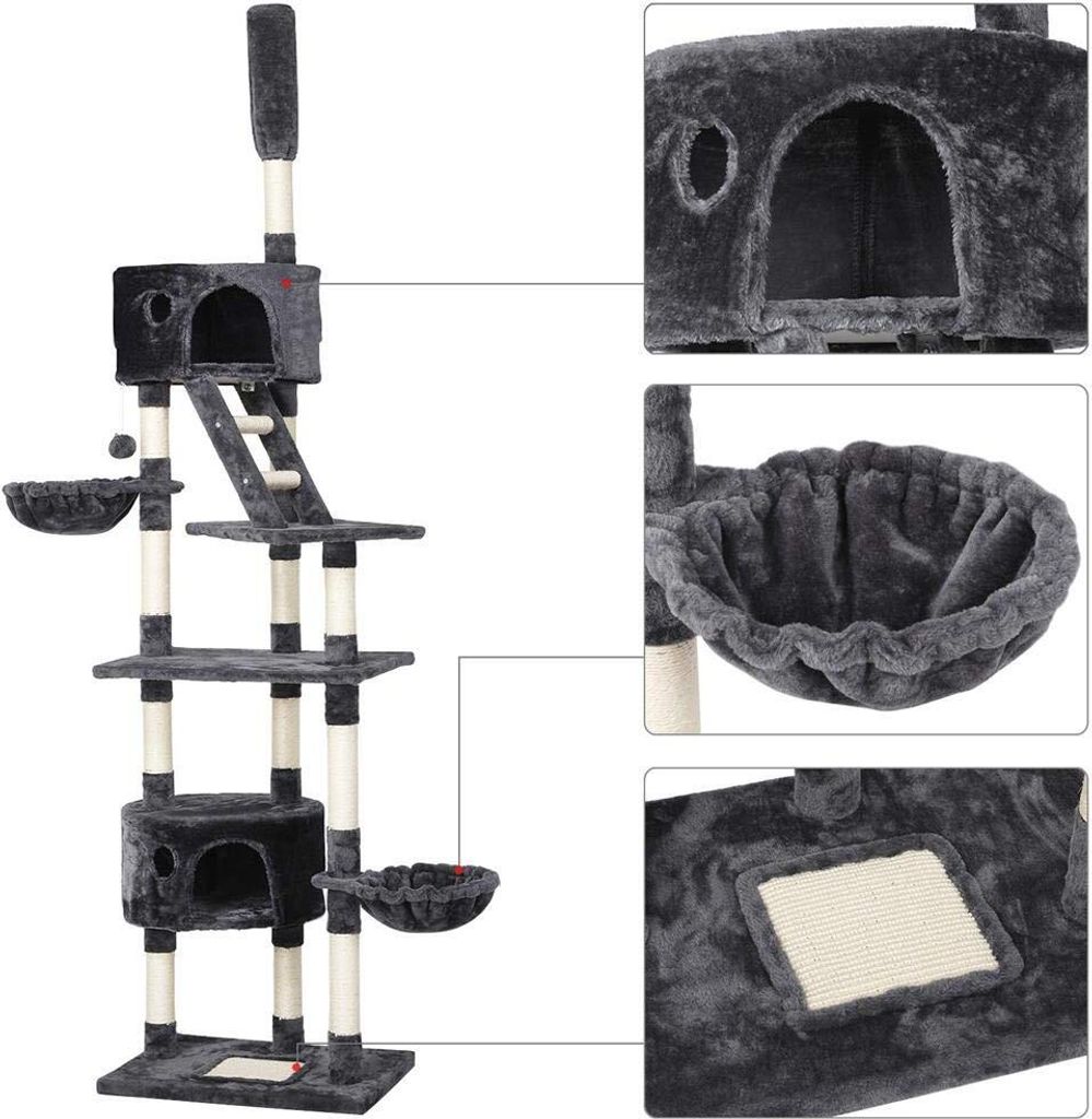 Yaheetech Kratzbäume Kratzbaum XXL Deckenhohe  Produktbild 5