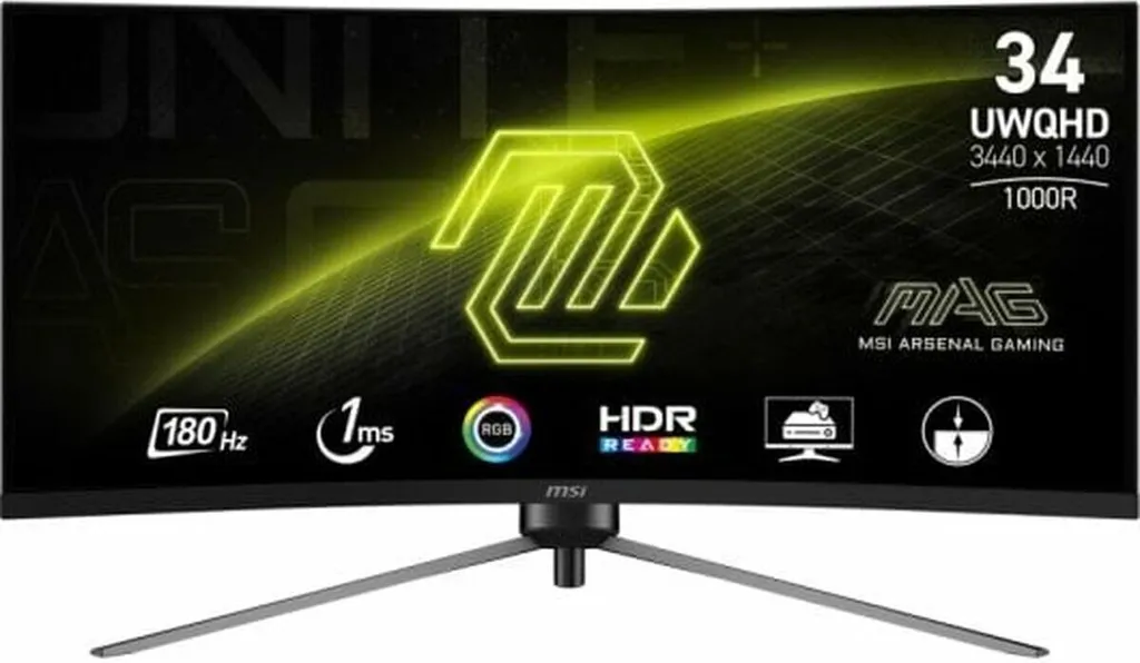 Écran PC MSI MAG 345CQR 34 UWQHD : Fini la Fatigue Visuelle en Jeu