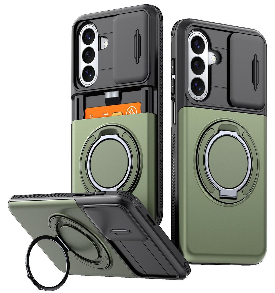 Coque de protection pour téléphone avec porte-cartes pour Image du produit 