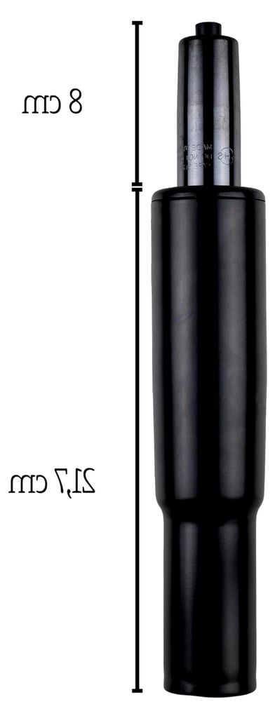 Gasfeder für Bürostühle, belastbar bis 150 kg, Gasdruckdämpfer, stufenlose Höhenverstellung, geeignet für alle Drehstühle mit identischem Ko...