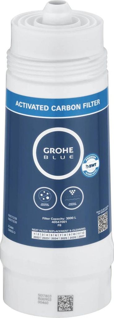 Filtre à charbon actif Grohe Blue 40547_1, 1 pièce. Image du produit 