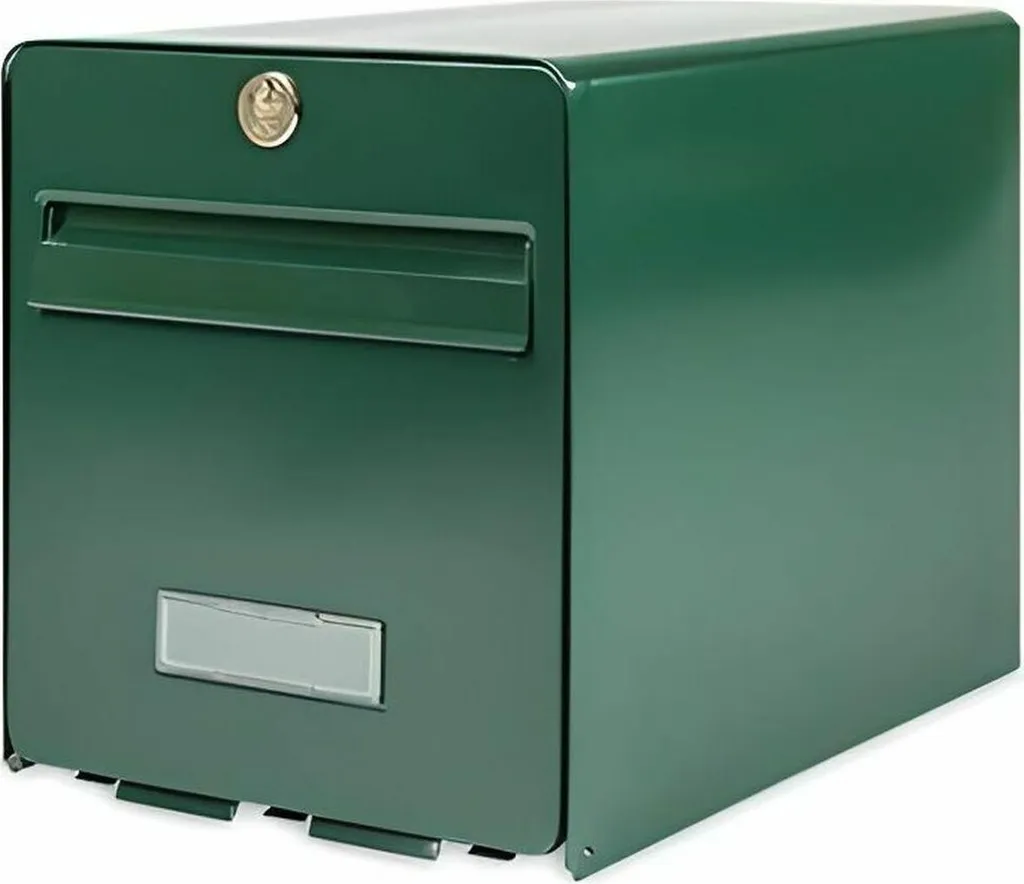 Boîte aux lettres Favour 1 porte en acier galvanisé vert haute qualité