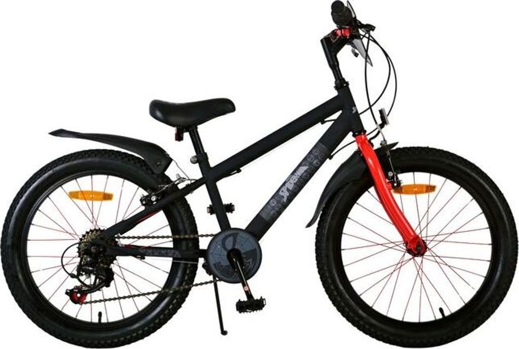 Spider-Man - Kinderfahrrad - Jungen - 20 Zoll - Mattschwarz Produktbild 
