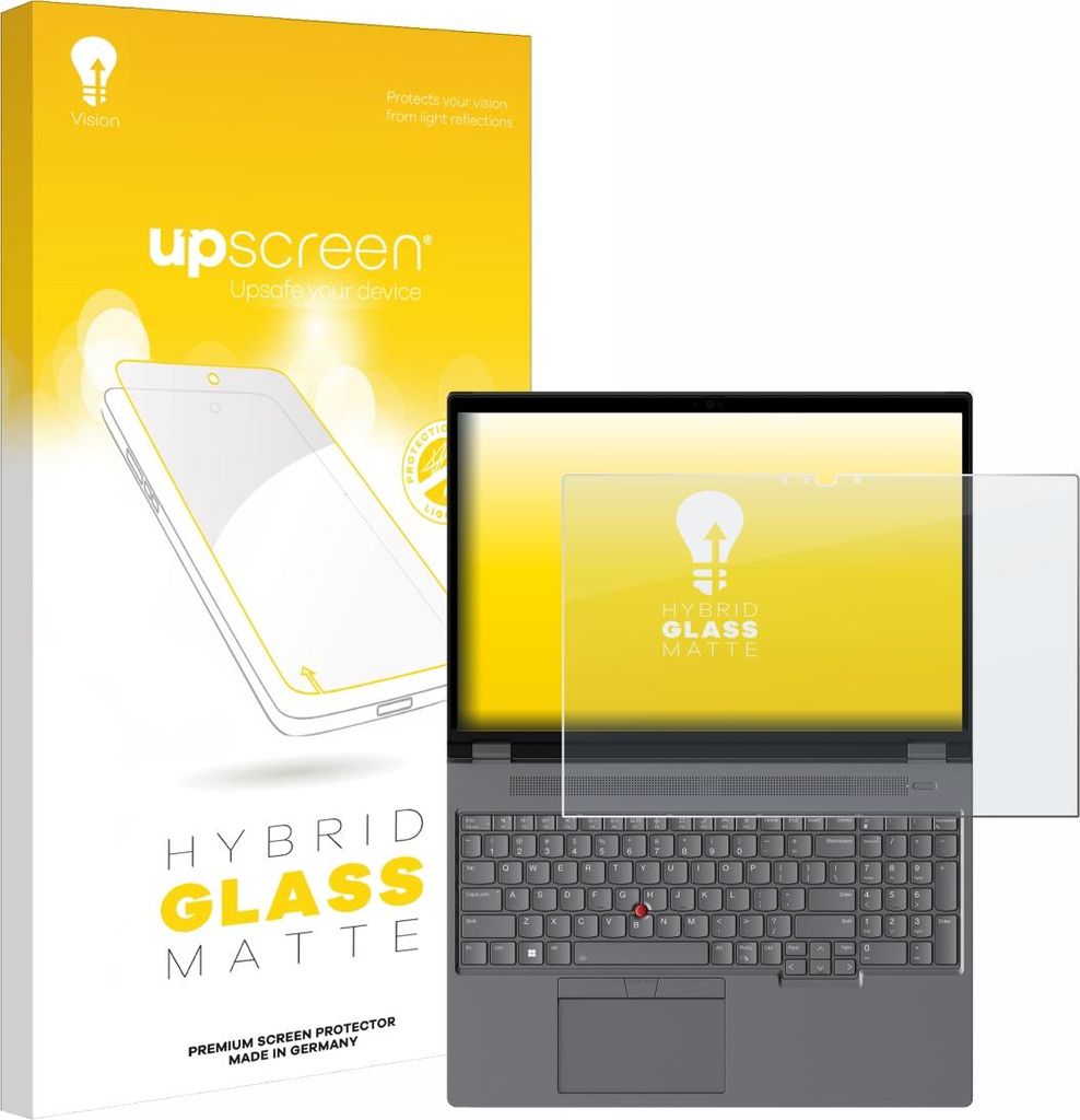 upscreen Entspiegelungs Schutzglas für Lenovo ThinkPad P16 Gen 2 Touch Schutzfolie Panzer Folie Glas Display Schutz matt