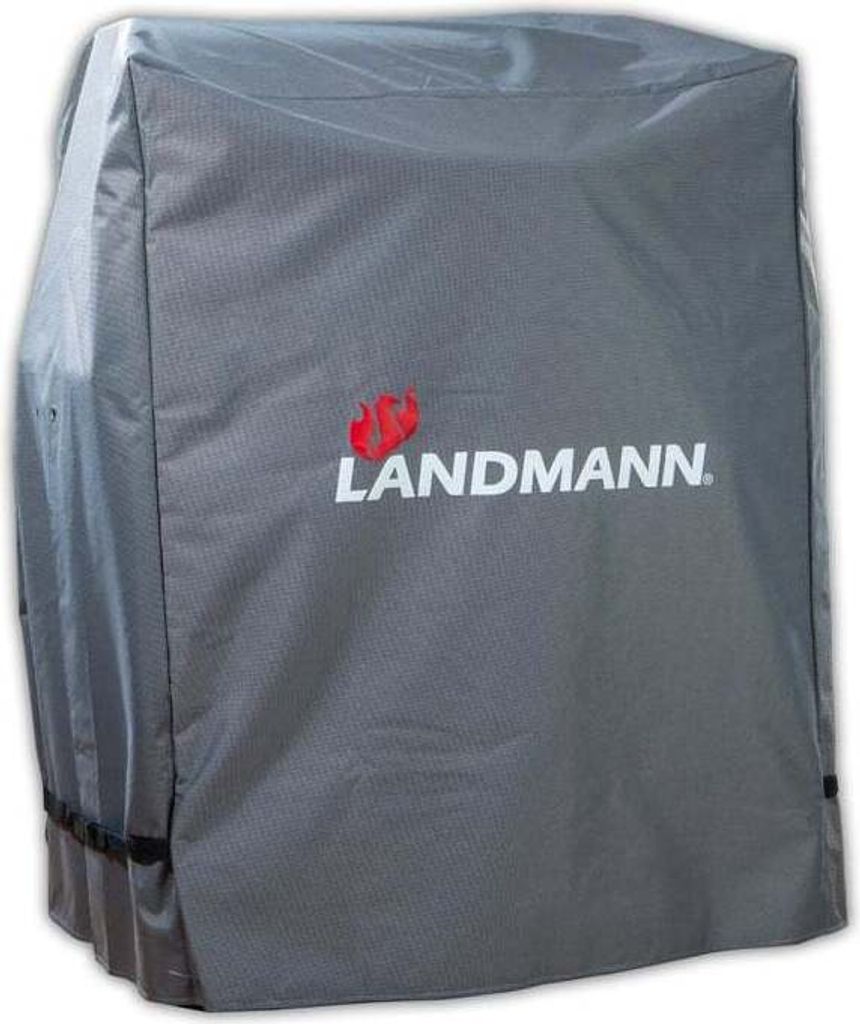 LANDMANN Grill-Schutzhülle Grillabdeckung Wetterfest M Grau Produktbild 