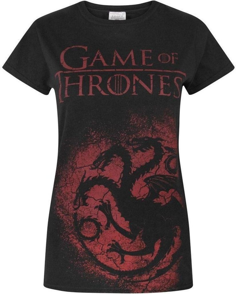 Game of Thrones - T-Shirt für Damen NS7226 (M) (Schwarz)