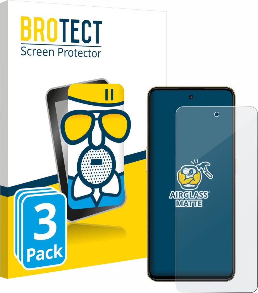 3x BROTECT Entspiegelungs Schutzglas für Nubia Neo 3 Schutzfolie Panzer Folie Glas Display Schutz matt