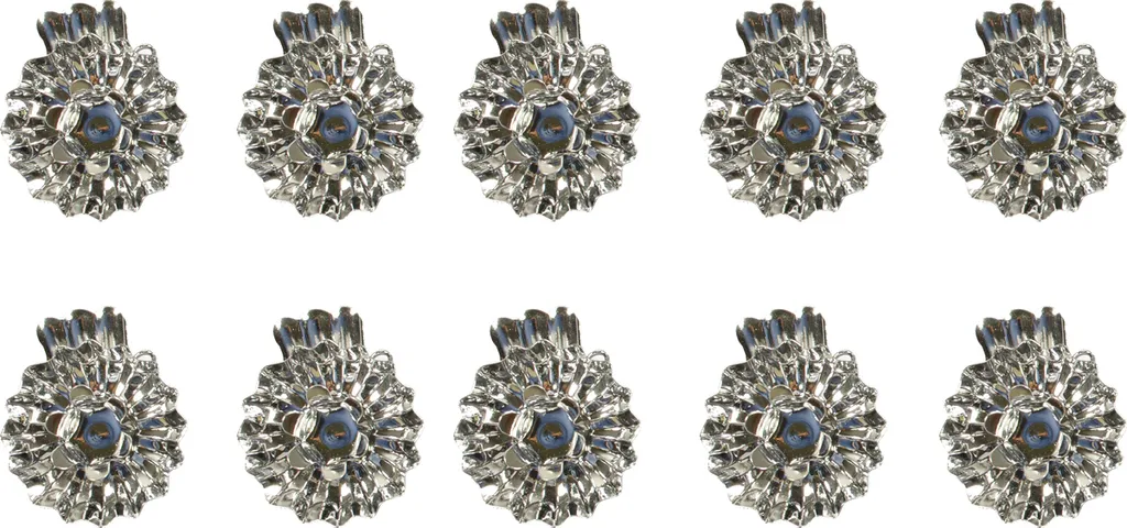 Fixation Bougie Sapin Noël 15 mm Argent : Fini les Bougies qui Tombent (10)