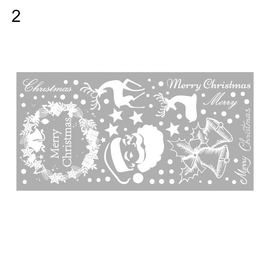 3D Effect Snowflake Aufkleber Mehrzweck PVC Fenster Weihnachtsdekoration Home Wandaufkleber Haus Ornamente-2
