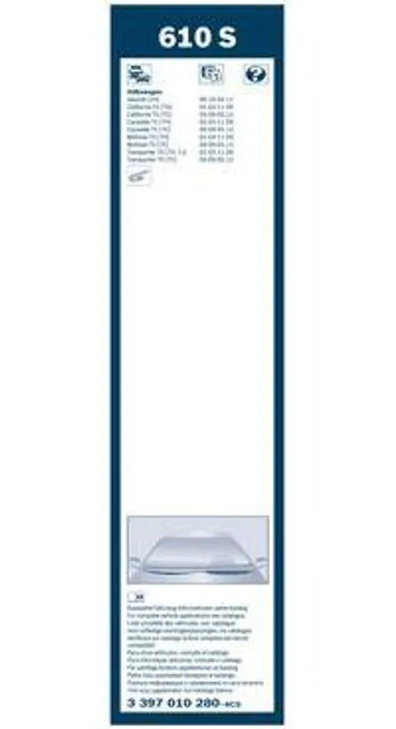 Balai d'essuie-glace Bosch 3397010280 technologie Aerotwin anti-trace