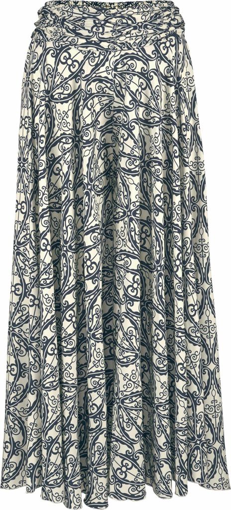 LASCANA Hosenrock marine-creme Größe 40