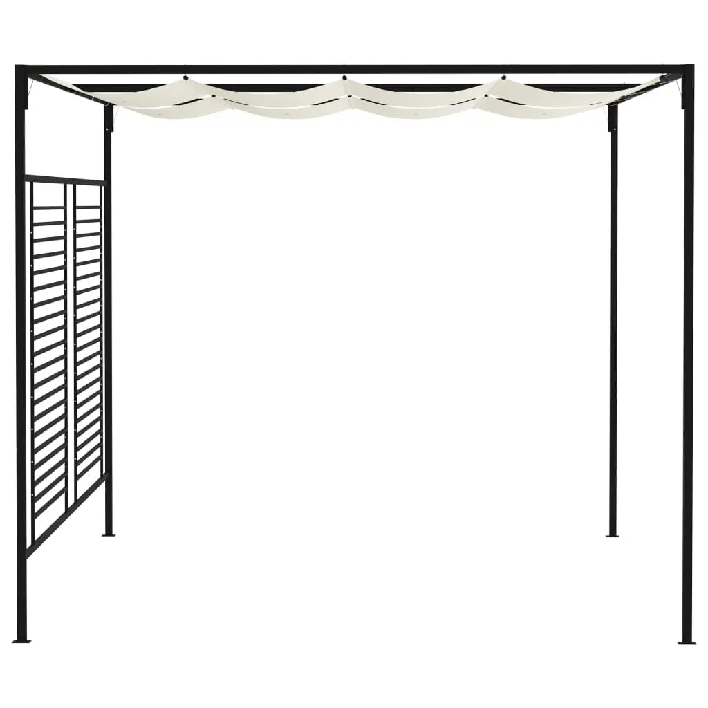 Abri de terrasse 3x4 m pour réception et repas avec toit modulable