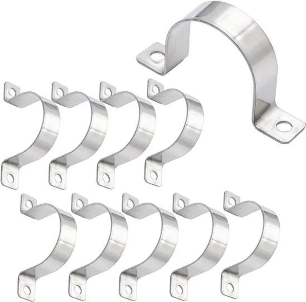 Collier en U 40 mm inox pour installation électrique et plomberie