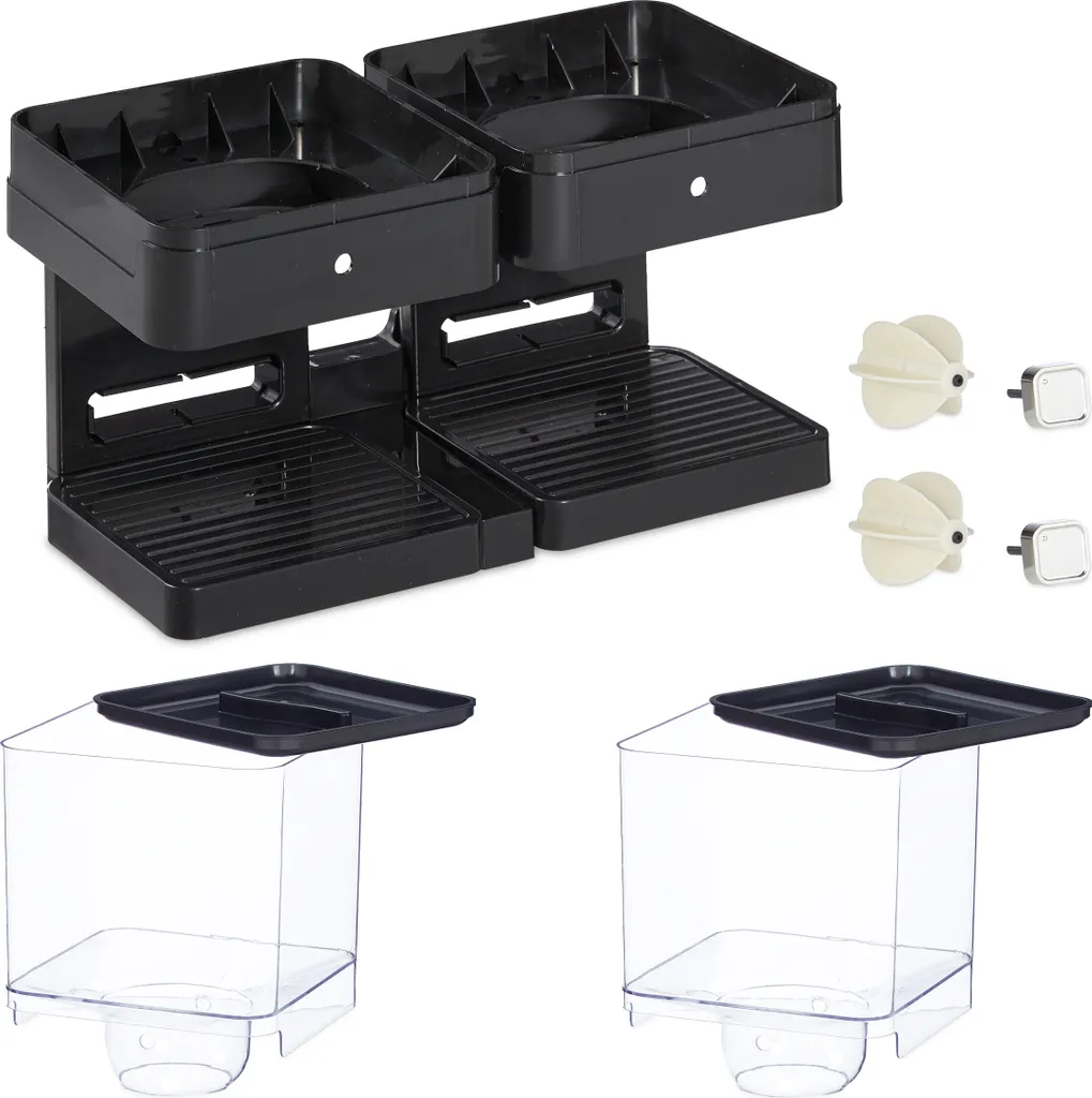 Distributore di cereali doppio RD4265 nero - 5