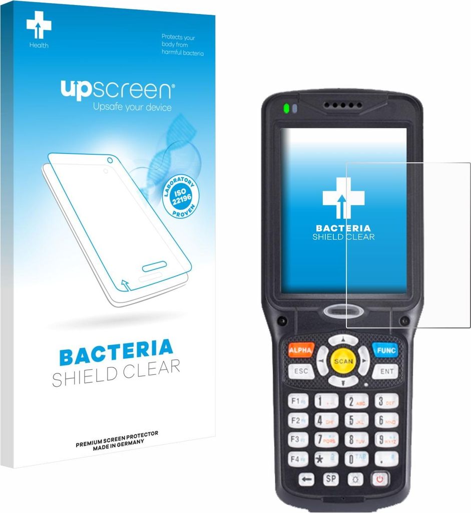 upscreen Schutzfolie für Unitech HT510A Displayschutz Displayschutzfolie Folie Klar antibakteriell
