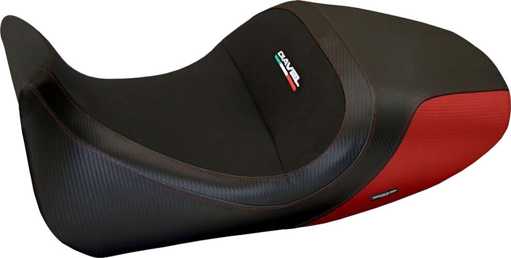 Sitzbezug Imola 1 Velvet spezifisch 4RD mit logo für DUCATI diavel