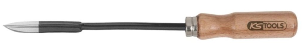 KS Tools Dreikant-Löffelschaber, 165mm, 150.2243