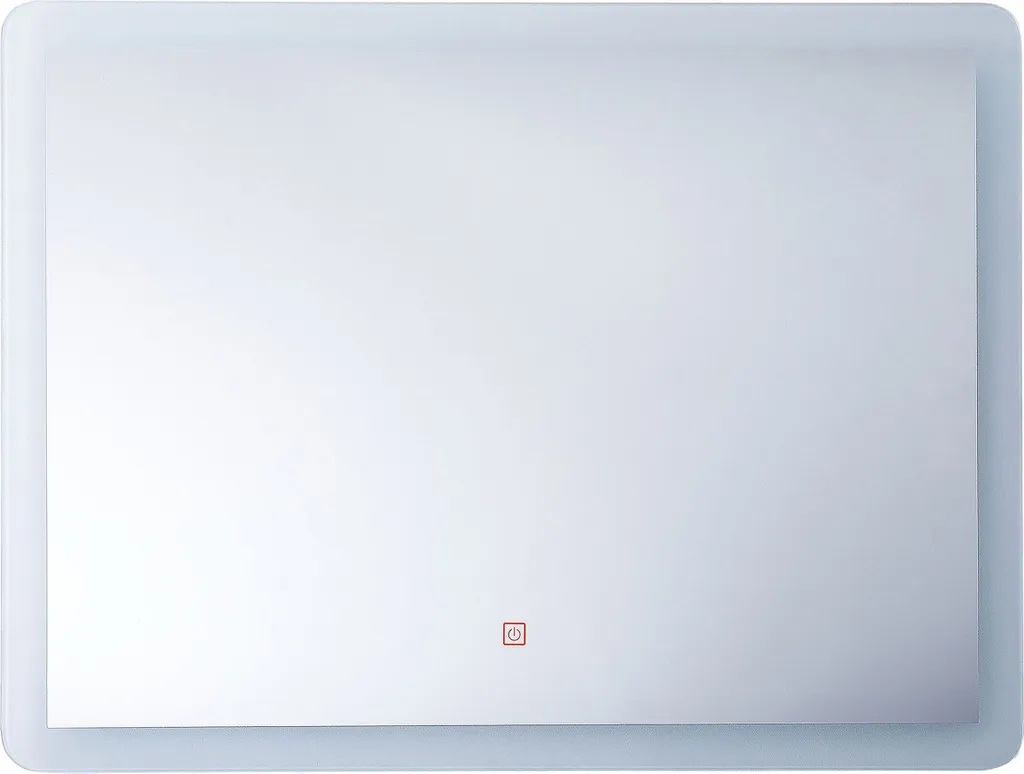 Miroir LED Antibuée BELIANI 80x60 cm avec Interrupteur Tactile Sensitif