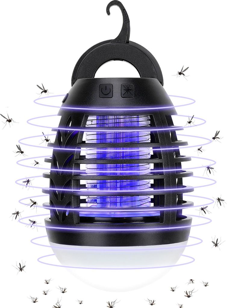 Zwei in einem LED Lila Licht Starke Mückenlampe keine Verschmutzung keine Beschädigung Wild Outdoor Möbel