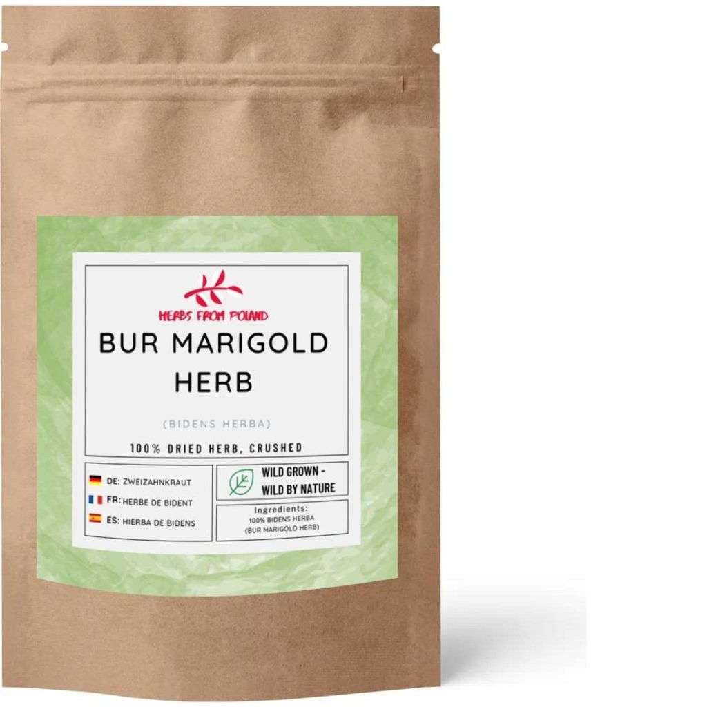 Herbs from Poland Dreiteiliger Zweizahn – Hautpflegend, entzündungshemmend & stoffwechselanregend, 100% Natürlich – 500g