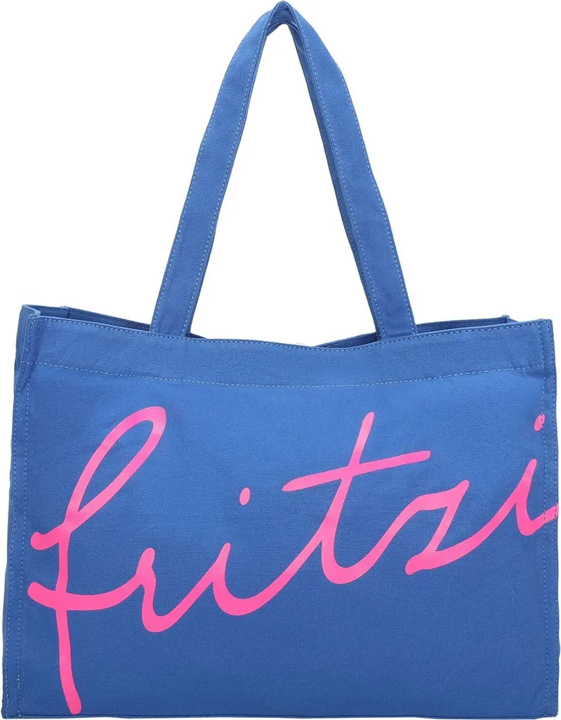 Fritzi aus Preußen borsa shopper borsa a tracolla Easy 01 Canvas Shopper Blue