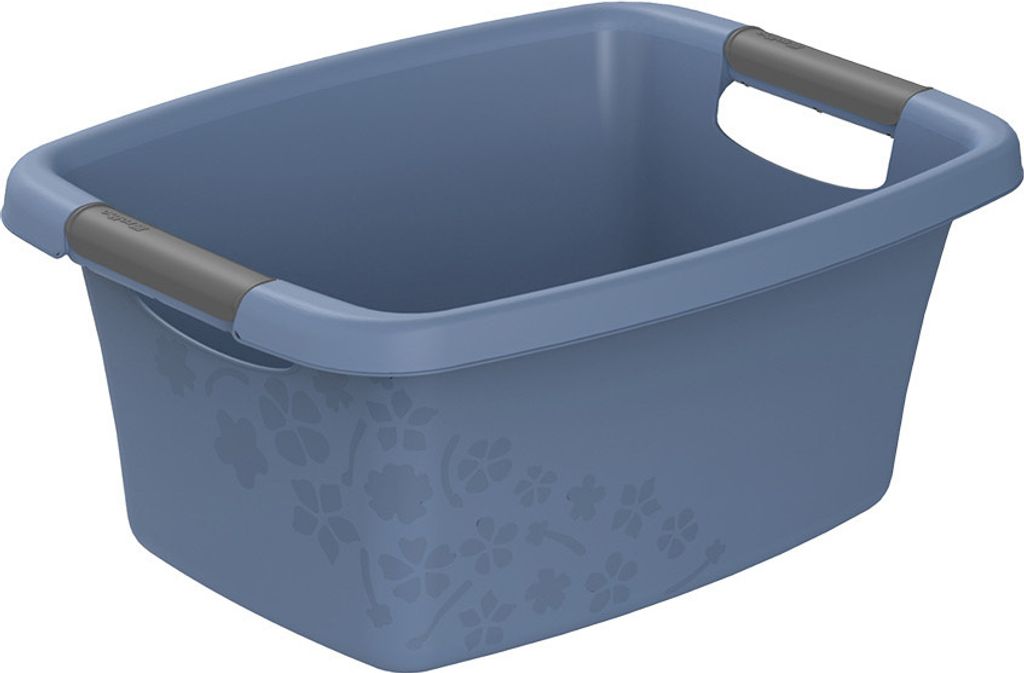 Wäschewanne 12 l FLOWERS, Farbe:Horizon Blue Produktbild 