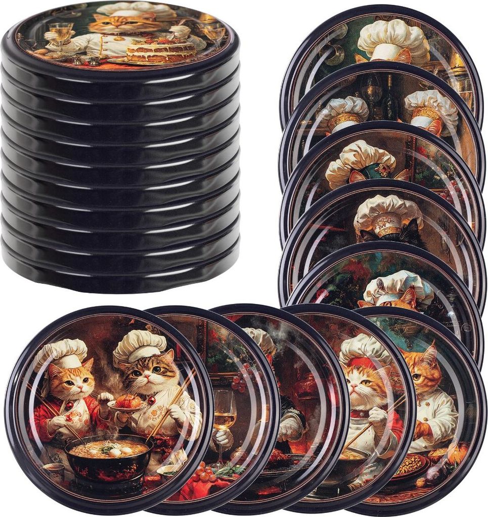 KADAX Schroefdeksel, diameter 82 mm, set van metalen Productafbeelding 