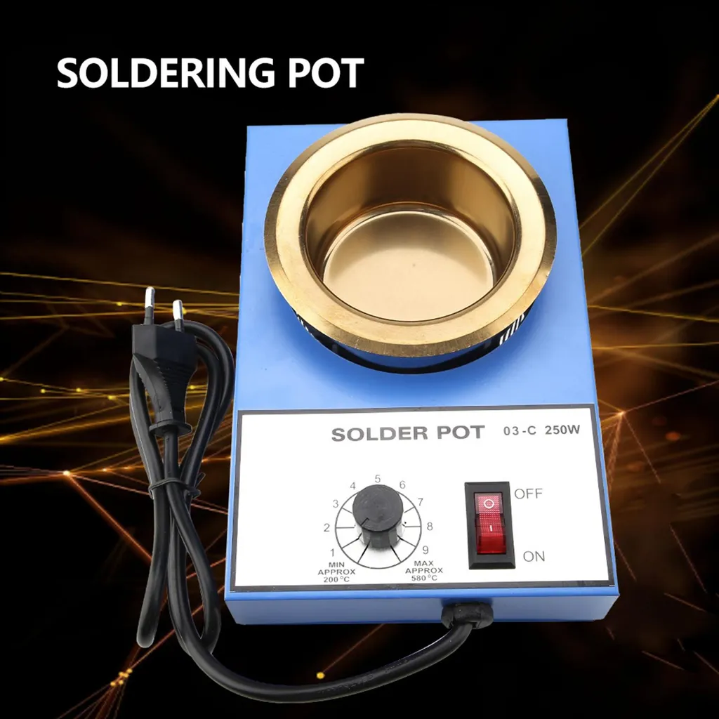 Pot de soudure pour composants electroniques et etamage de cables - 2