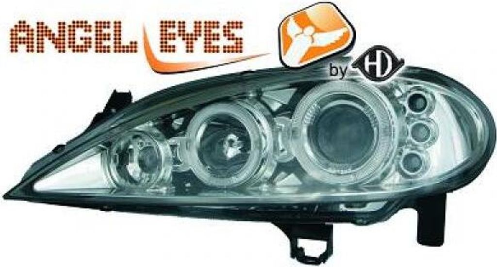 Diederichs Designscheinwerfer-Set Megane, 99-02 Klarglas /Chrom