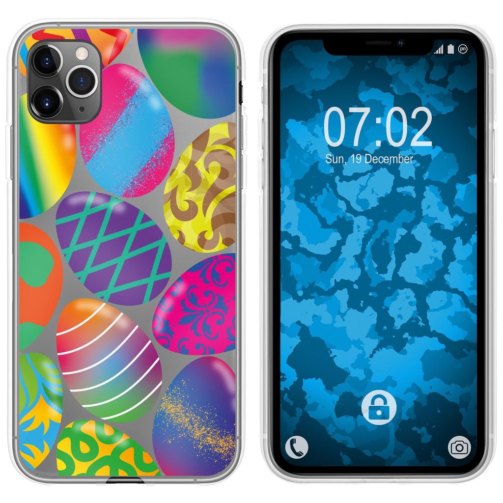 PhoneNatic Case kompatibel mit Apple iPhone 11 Pro Max Silikon-Hülle Ostern M3