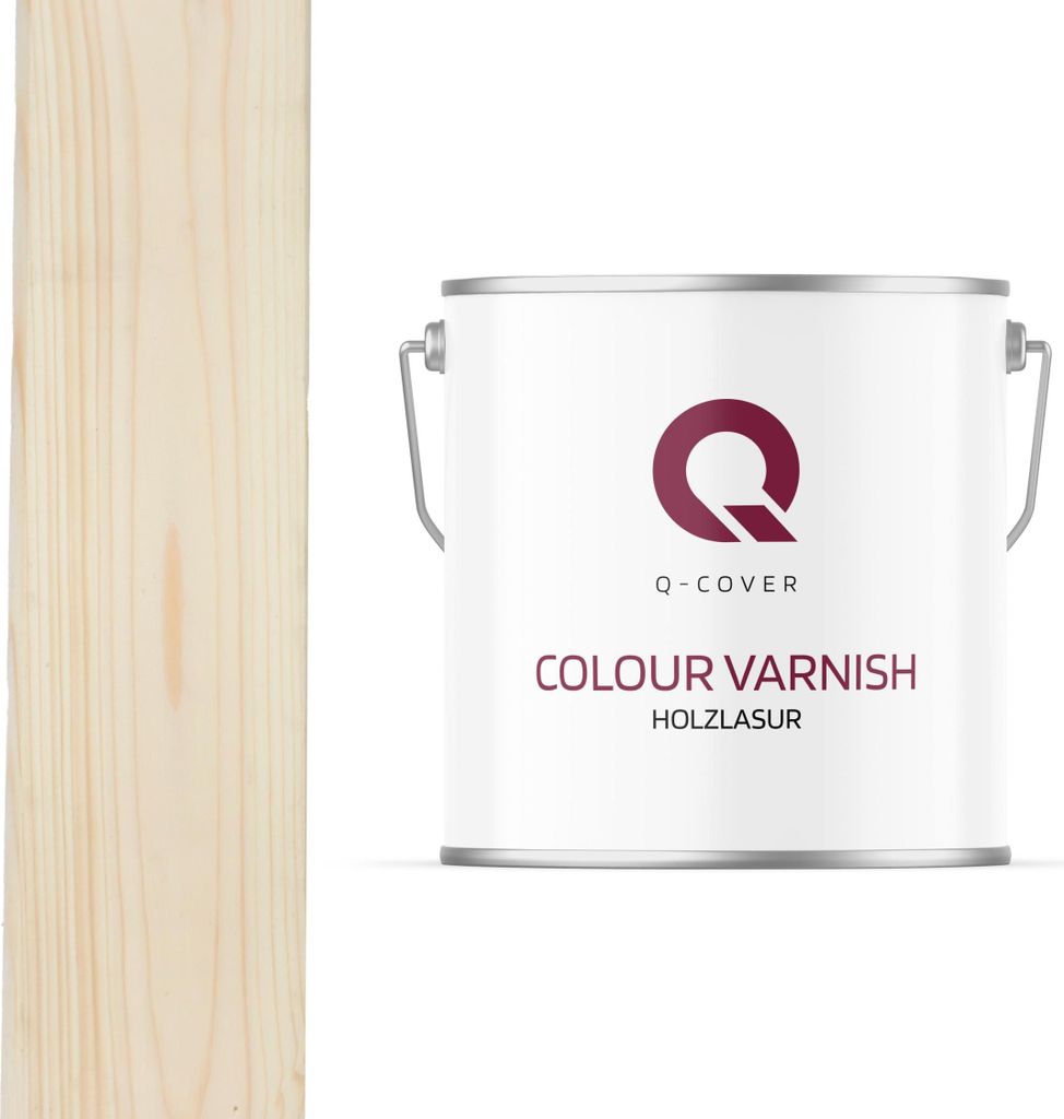 Holzlasur 5L Farblos Seidenmatt | Lasur für Holz außen & innen | Abperleffekt & UV-Schutz